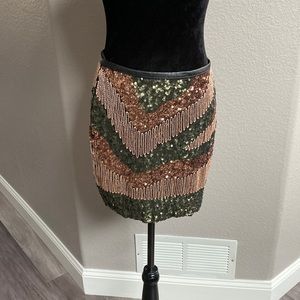 H&M Sequined Skirt Size 4
